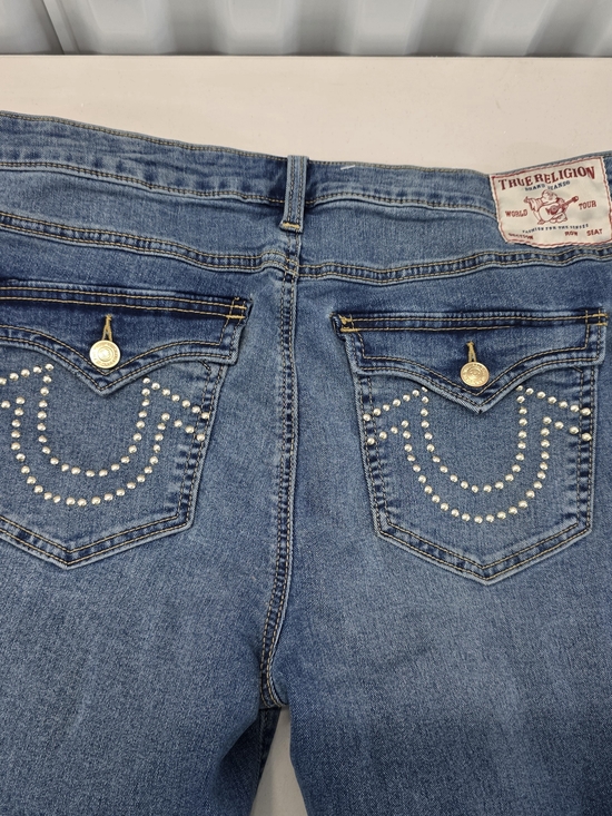 True Religion Denim - True Religion Jennie Curvy Women’s Midrise Super Skinny Jeans Size 32x28